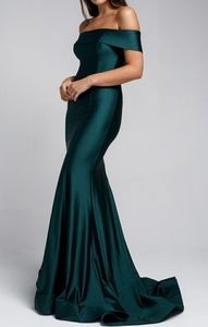 GREEN,BURGUNDY,BLACK, off the shoulder stretch mermaid long dress